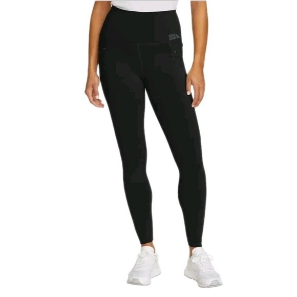 Eddie Bauer Pants - Eddie Bauer High Rise Trail Tight Zippered Pocket Black Women's Size M Leggings